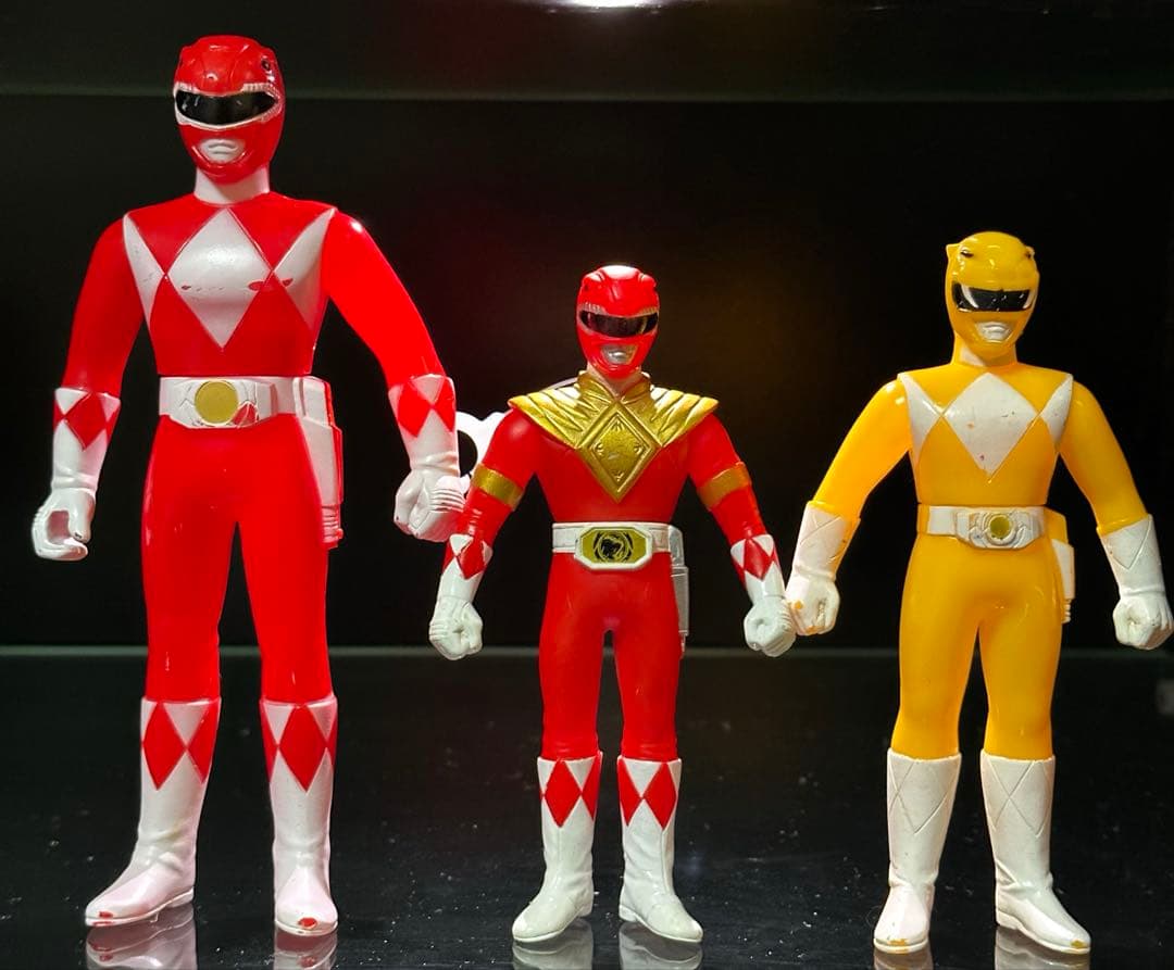 恐竜戦隊ジュウレンジャー　超合金/ソフビ　ティラノレンジャー　タイガーレンジャー