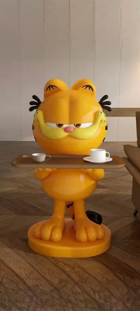 新品最安値 ガーフィールド 特大 インテリア サイドテーブル