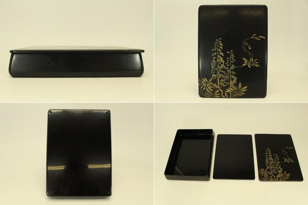 輪島塗 硯箱 藤沈金 共箱(ZE708) - メルカリ