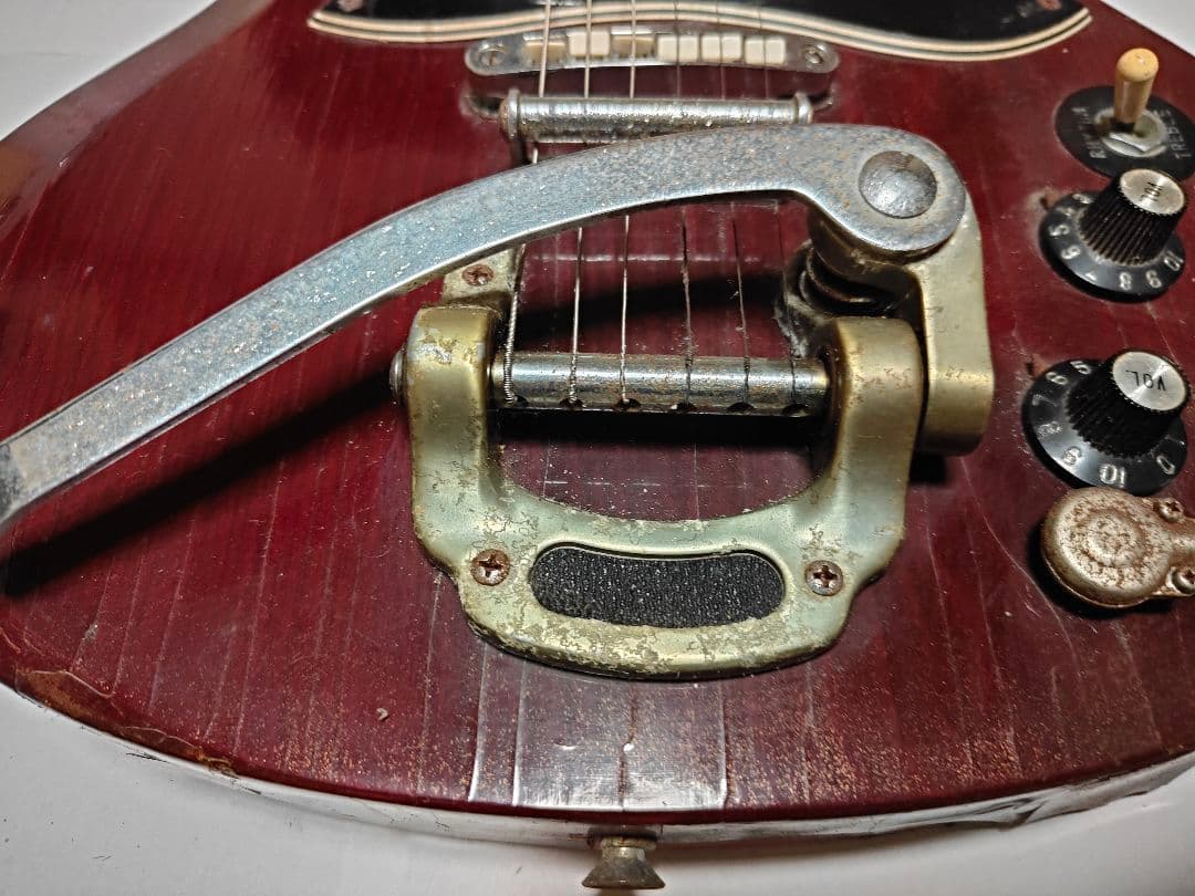 Greco SGスタイル エレキギター バーガンディ MADE IN JAPAN