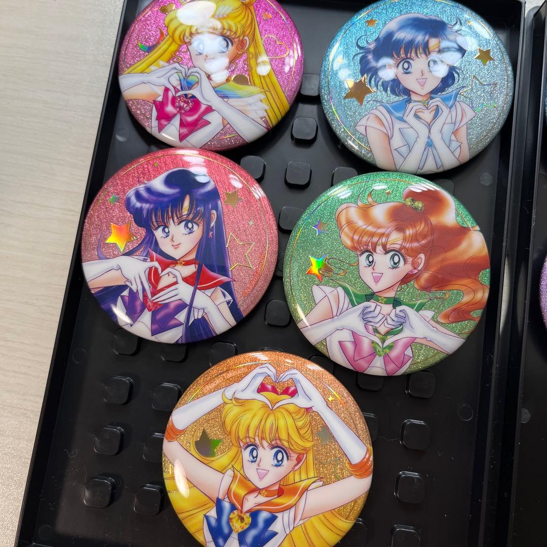 美少女戦士セーラームーン オーロララメ缶バッジ フルコンプセット ローソン