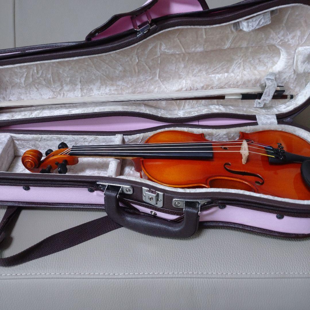 スズキ バイオリン1/4 弓、肩当て、ケース付き