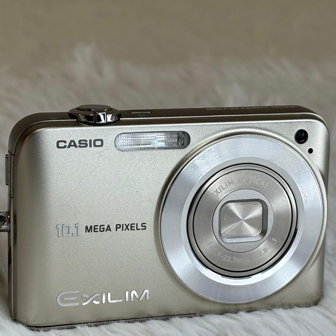 CASIO カメラ EX-Z1080 充電器 ゴールド コンデジ 動作品