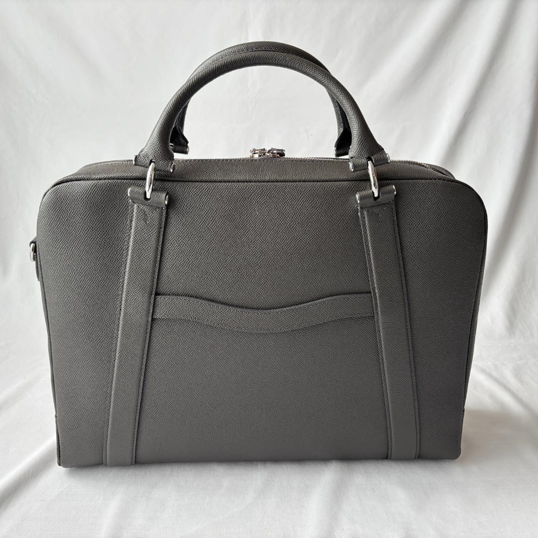 未使用 ペッレモルビダ deck/9 ブリーフ 2way ビジネスバッグ グレー