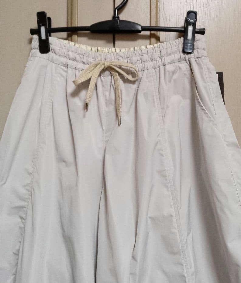 ♦【アコーレ】ベージュ サルエルパンツ 調整可能ウエスト¥15,000