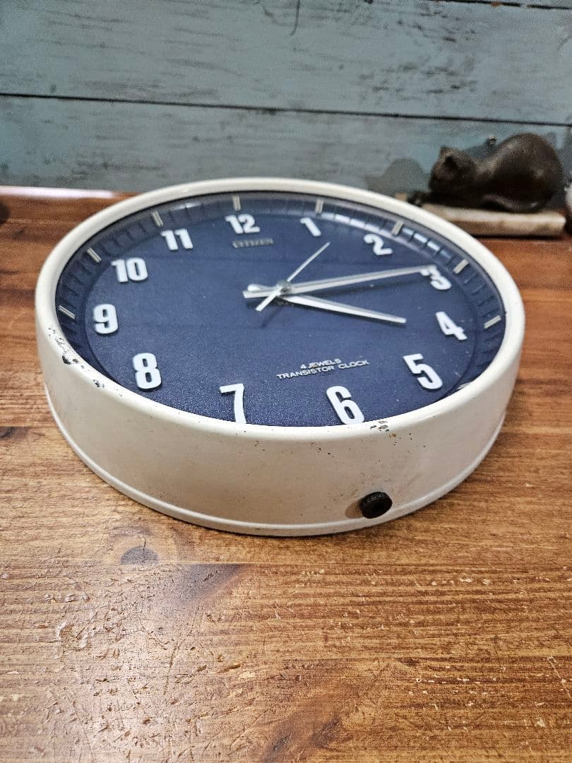 ジャパンヴィンテージ 70's CITIZEN 掛け時計 レトロ ファーストメカ