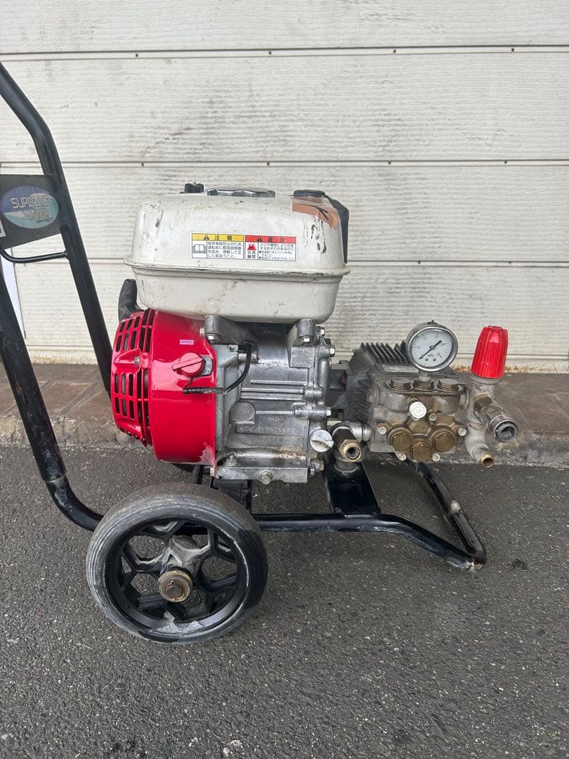 K1 ☆スーパー工業 エンジン式高圧洗浄 SEC-1310-2N-TA セット