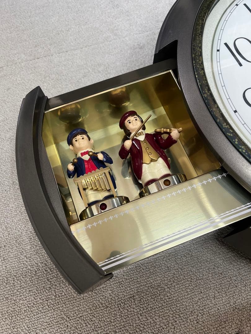 SmallWorldスモールワールド　からくり時計　掛時計　ヴィンテージ　レトロ