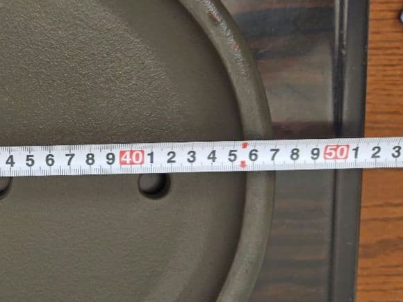 陶器製楕円形盆栽鉢 約47cm× 34cm×4.5cm　薄型・大型盆栽鉢