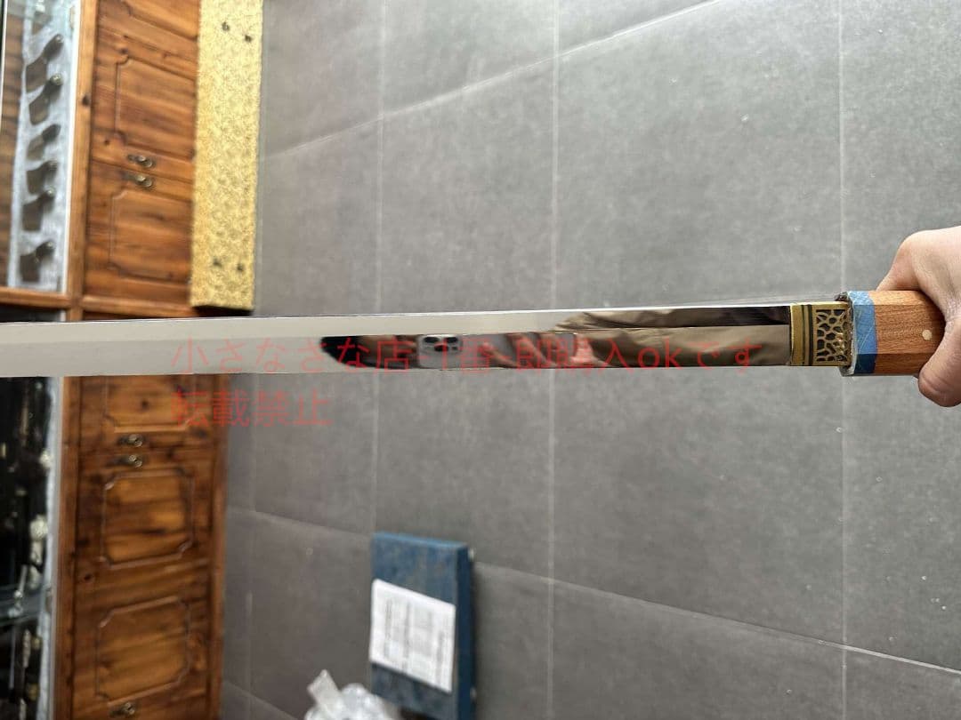 素装八角唐横刀  古兵器 武具 刀装具 日本刀 模造刀 居合刀