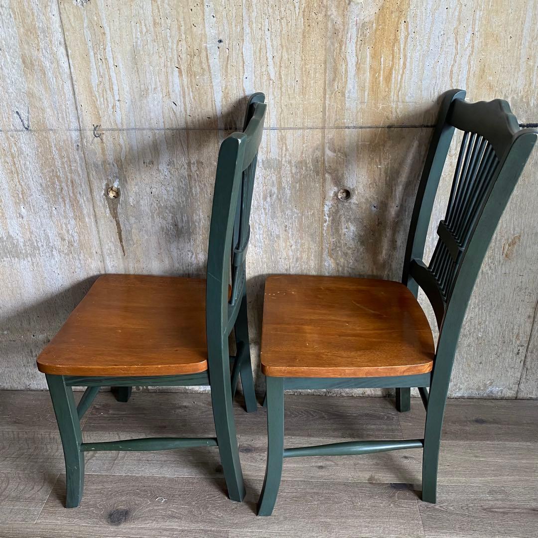 カントリースタイル ダイニングテーブルセット チェア シャビー レトロ