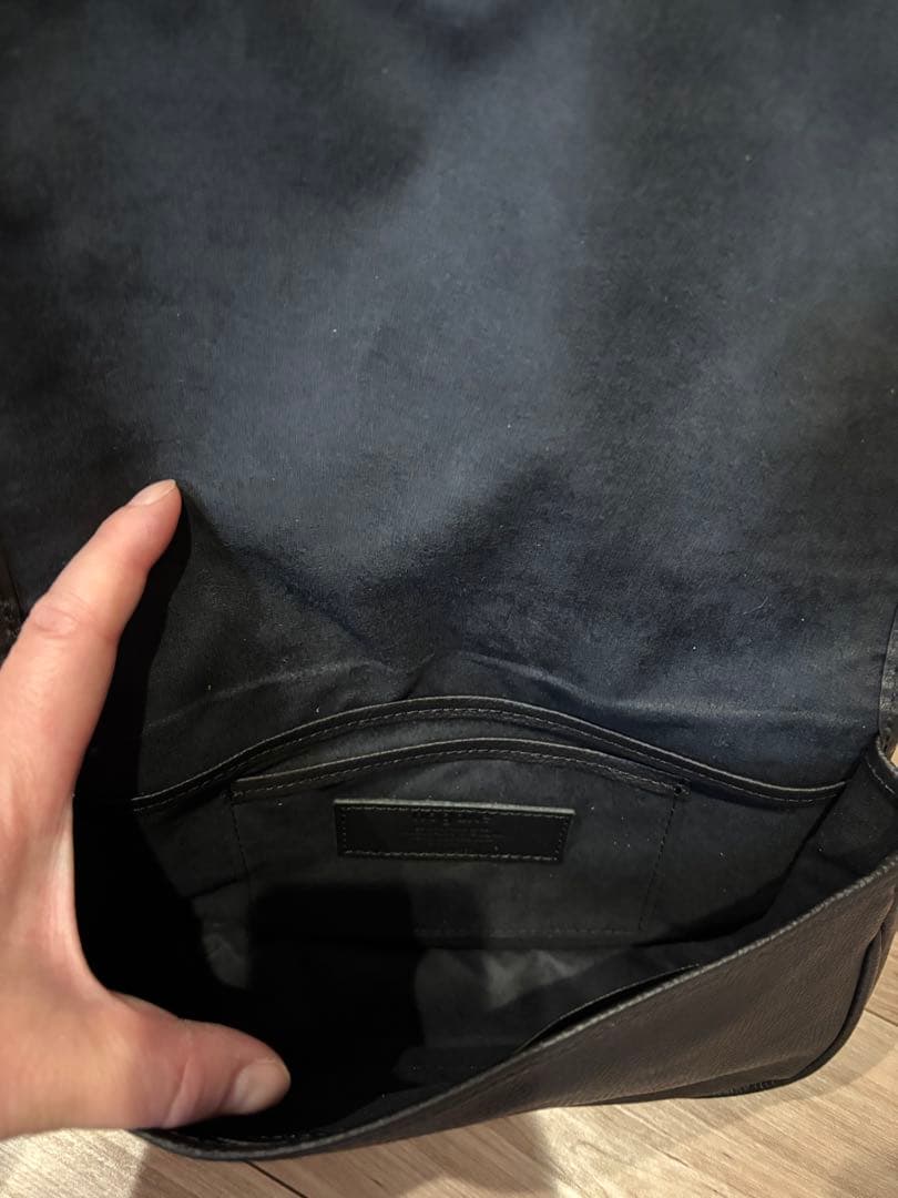 タイムセール★未使用品★栃木レザーFlap Shoulder bag Small