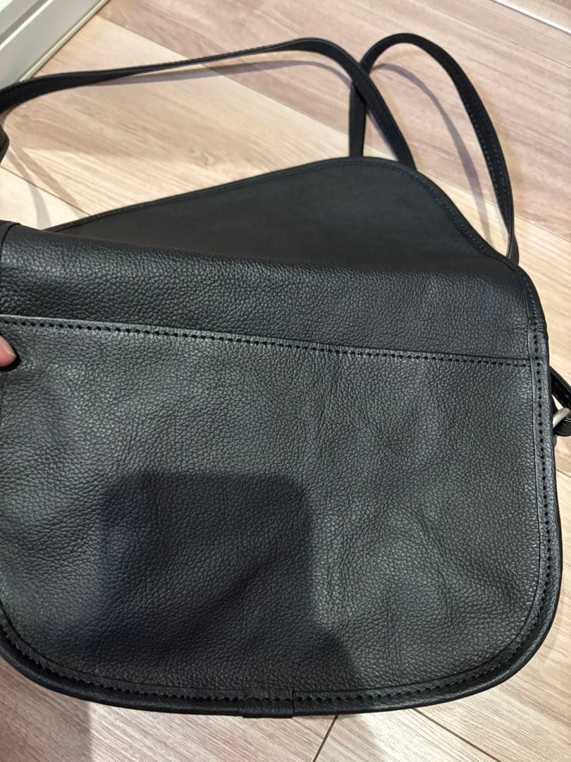 タイムセール★未使用品★栃木レザーFlap Shoulder bag Small