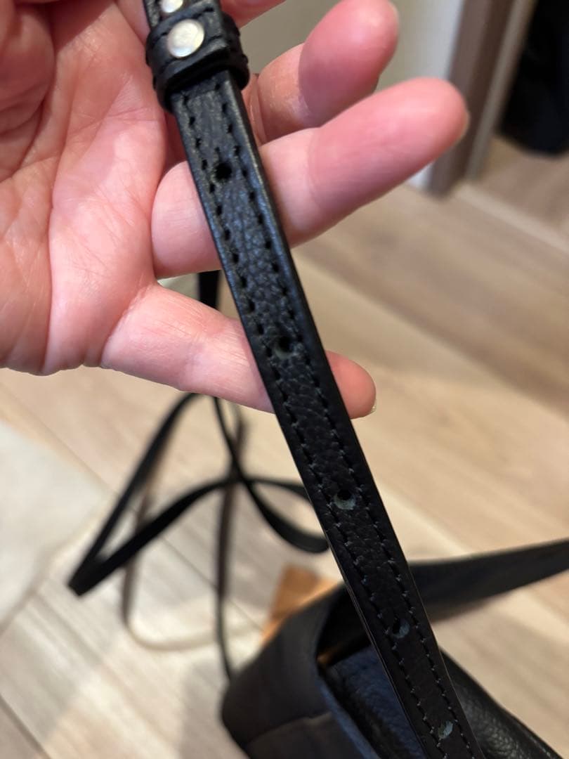 タイムセール★未使用品★栃木レザーFlap Shoulder bag Small