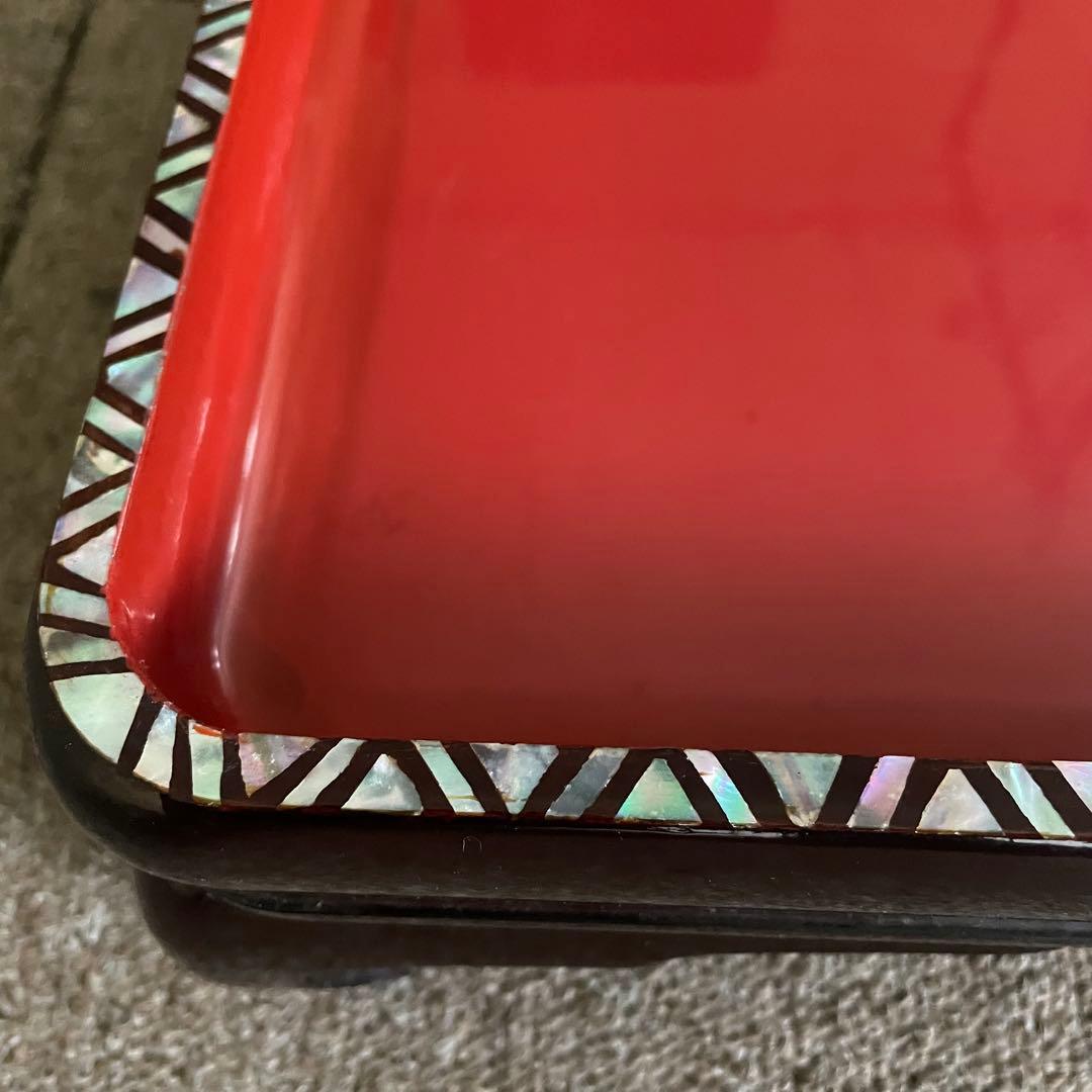 塗り膳 螺鈿 御膳 木製漆器 茶事