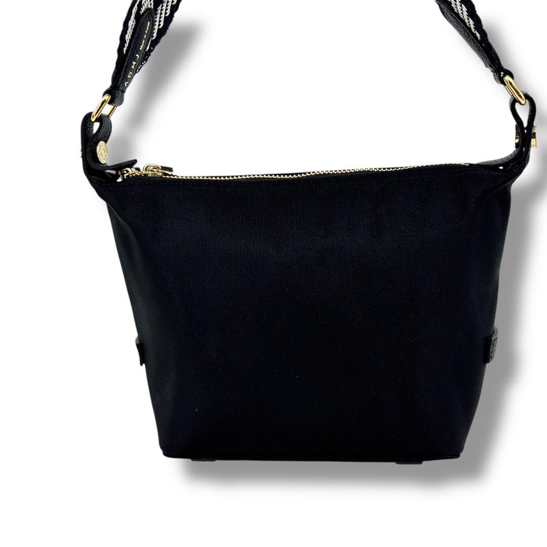 【希少】A.D.M.J. ナイロン マーキスアクセント クロスボディバッグ 黒