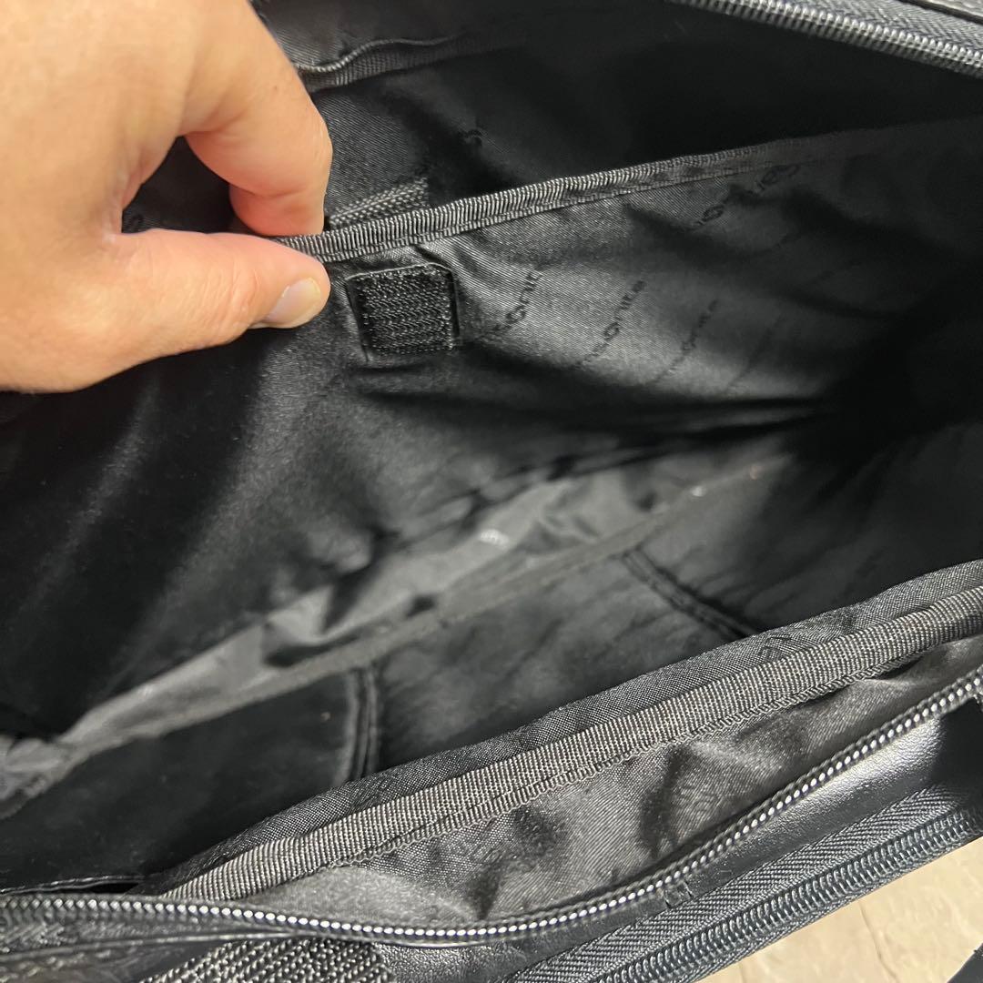 極美品 Samsonite 2ルーム ブリーフケース ビジネスバッグ 牛革
