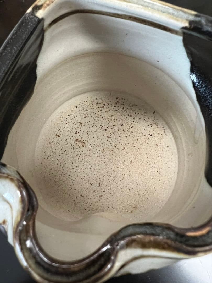 黒織部 火入 宮川香雲(竜谷窯) 茶道具竜谷窯 宮川香雲 宮川香雲のYahoo