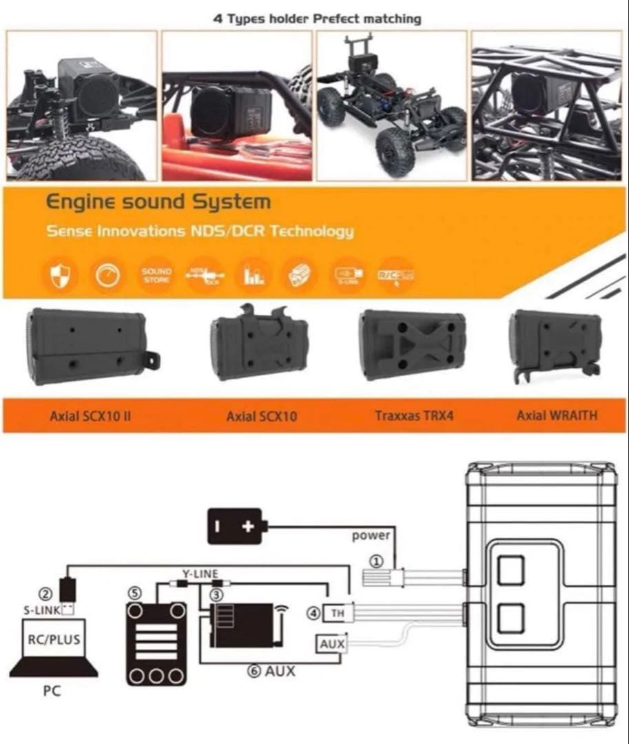 ESS DUAL+ SPEAKERS RC ラジコンサウンドシステム
