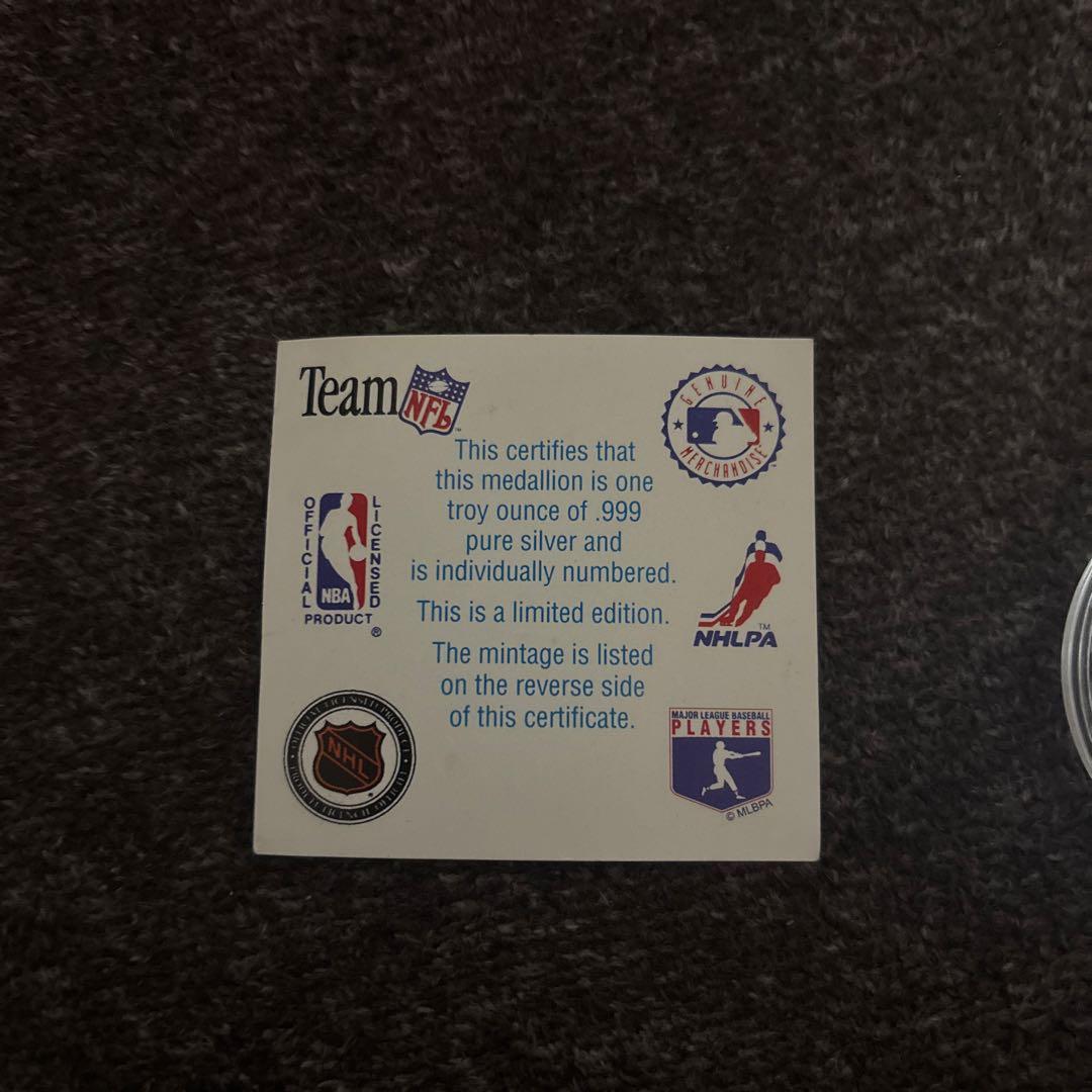 純銀 1オンス 1994 シカゴ・ブルズ NBA チャンピオンシップ記念コイン