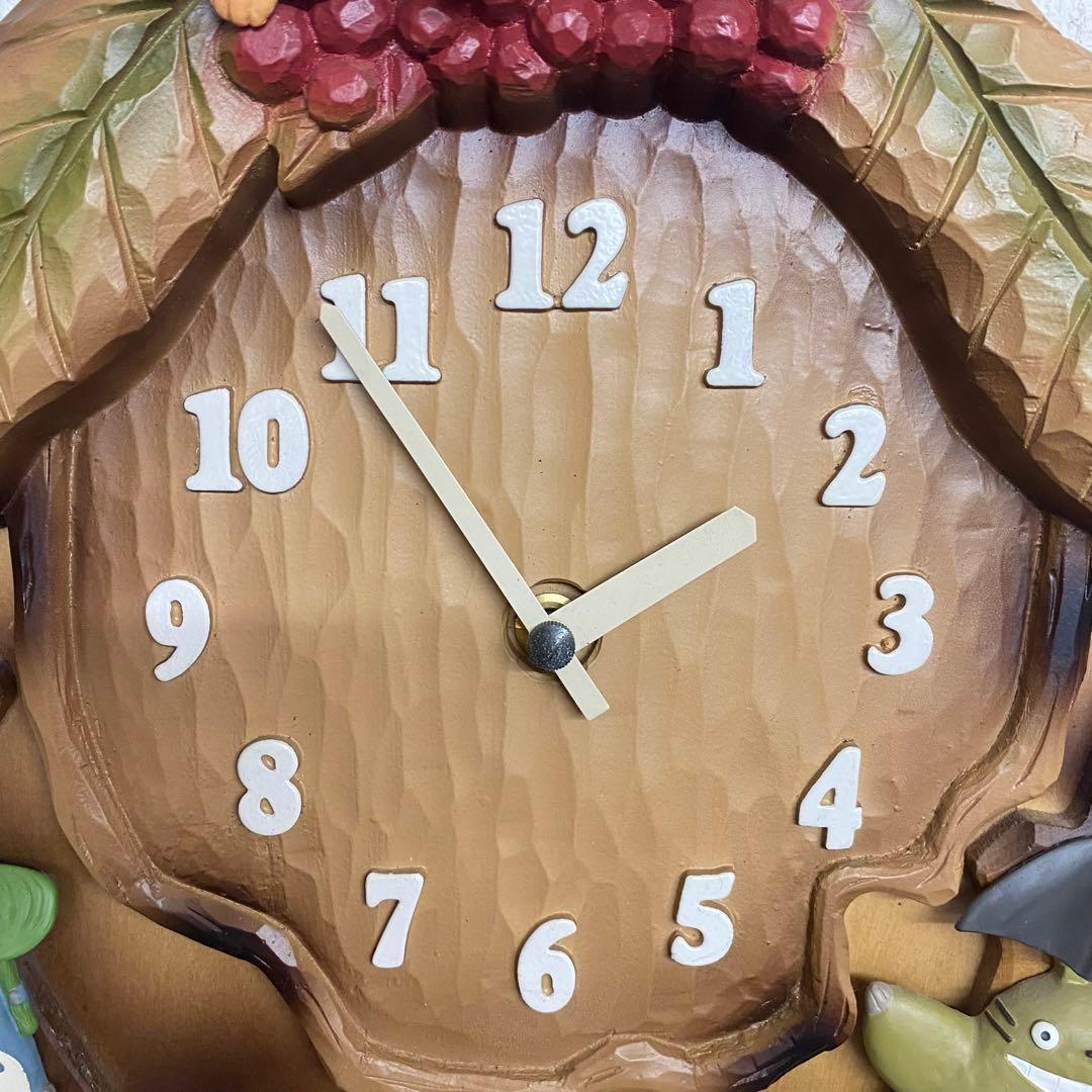 RHYTHM ジブリとなりのトトロ壁掛時計振り子時計4MJ837RH