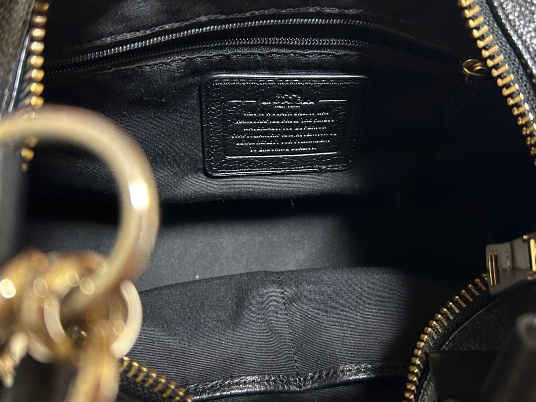 COACH ブラック 2wayショルダーバッグ