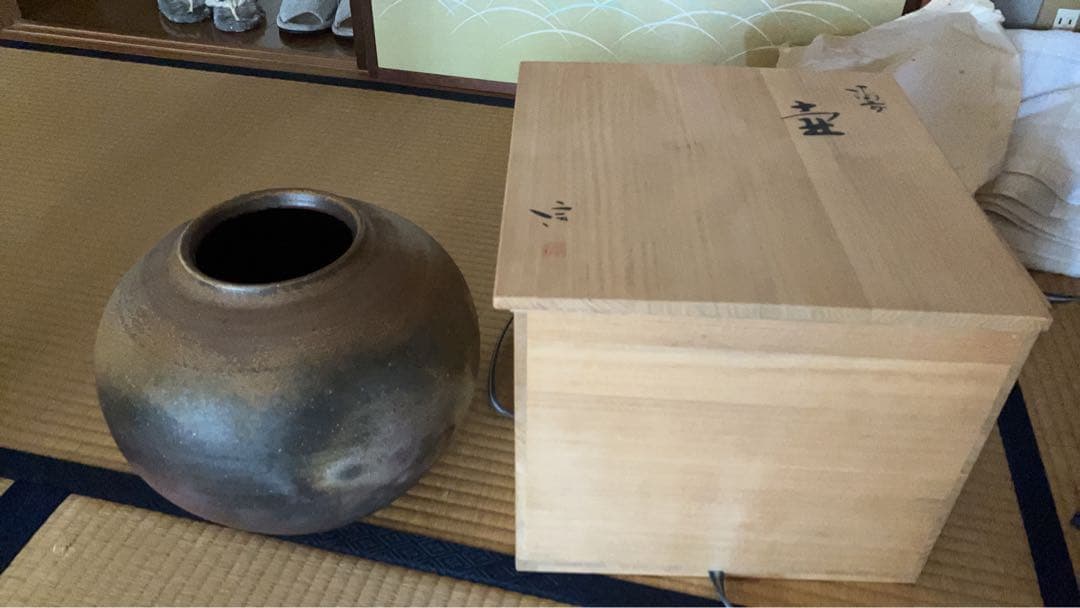 古備前 壺 備前焼 壺 希少 貴重 お歯黒壷 鉄漿壷 備前焼 壺 です。