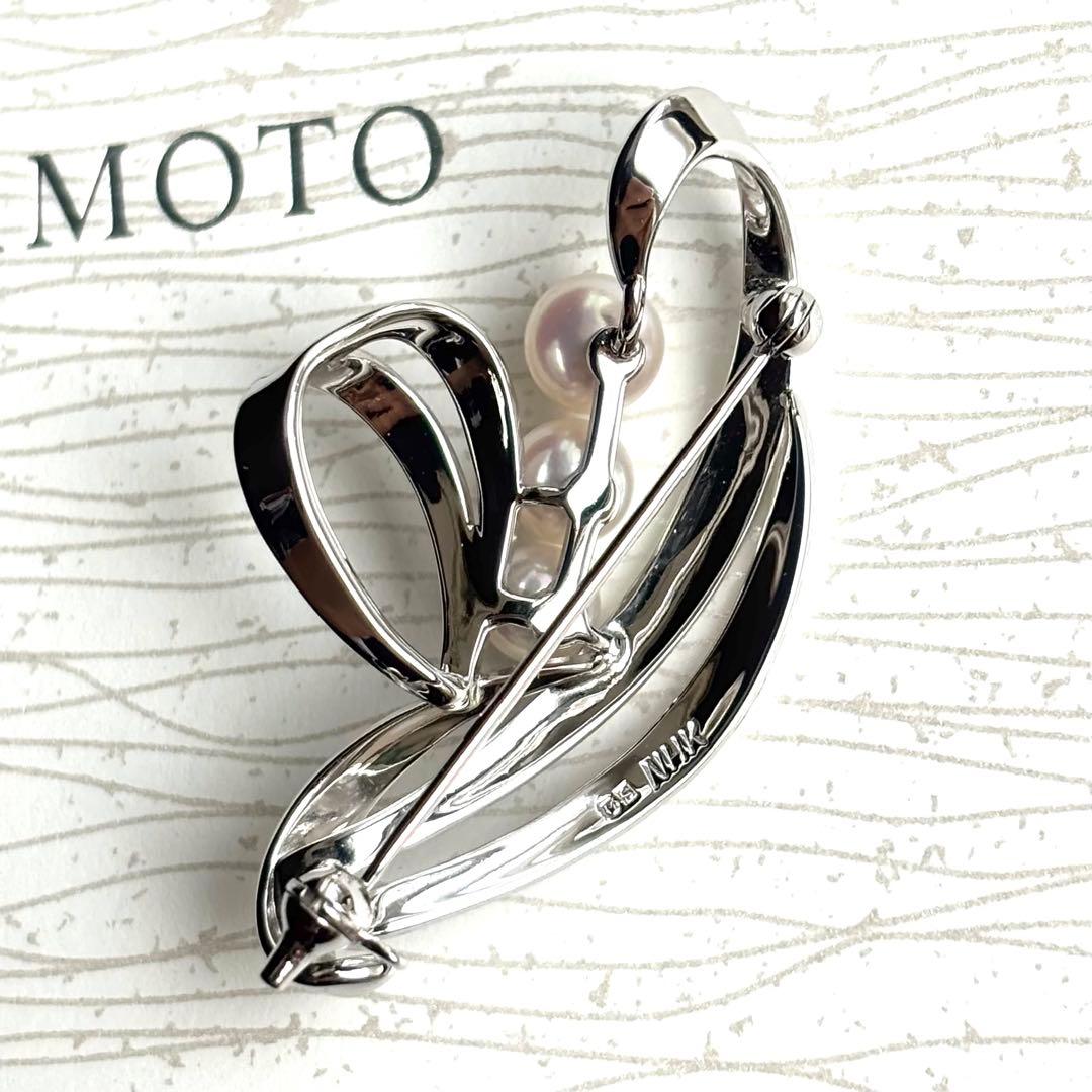 未使用品 MIKIMOTO ミキモト パールブローチ あこや真珠 本真珠 卒業式