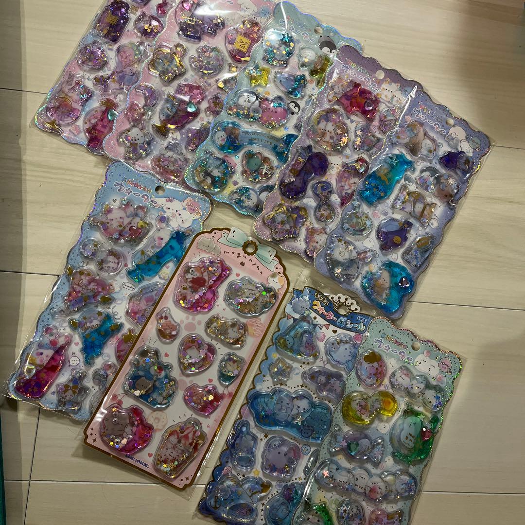 大量シールセット ウォーターシール なっとうちゃん ボンドロ ふにふに