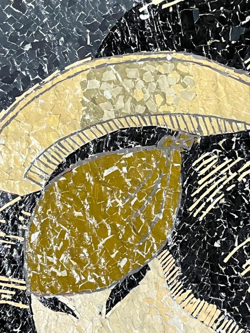 【浮世絵貼り絵アート】東洲斎写楽オマージュ/四代目岩井半四郎の乳人重の井/