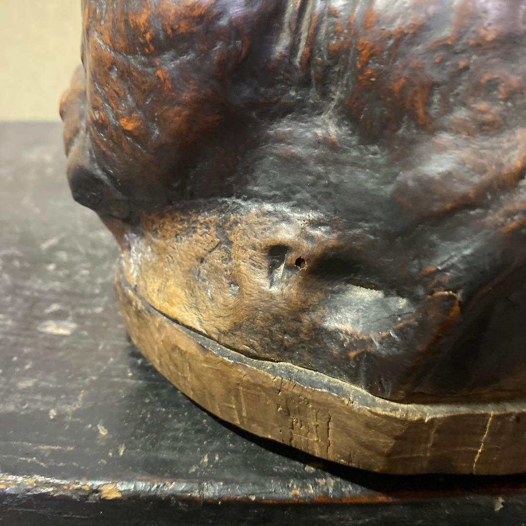 木の根ひょっこり猫 煙草盆