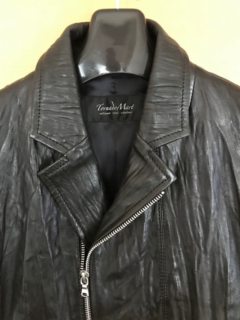 未使用品】最終値下げ TORNADO MARTシープレザーライダースジャケット
