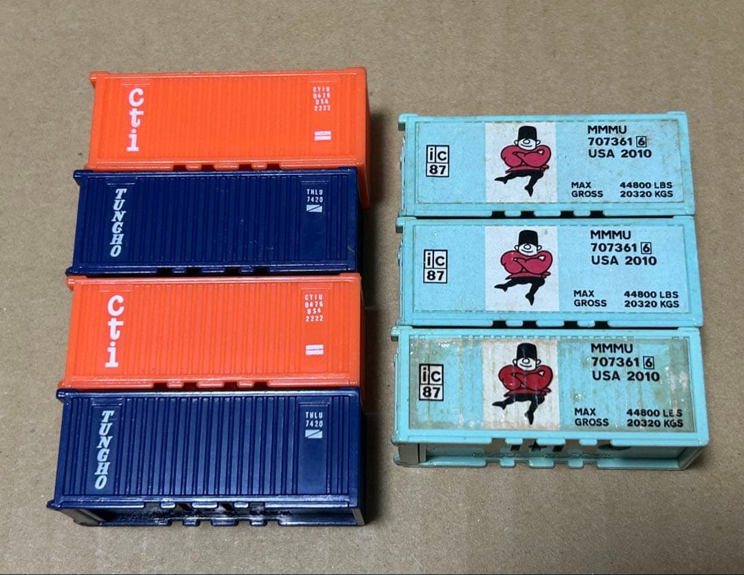 ロングトミカ 日野 海上コンテナ運搬車 2台セット