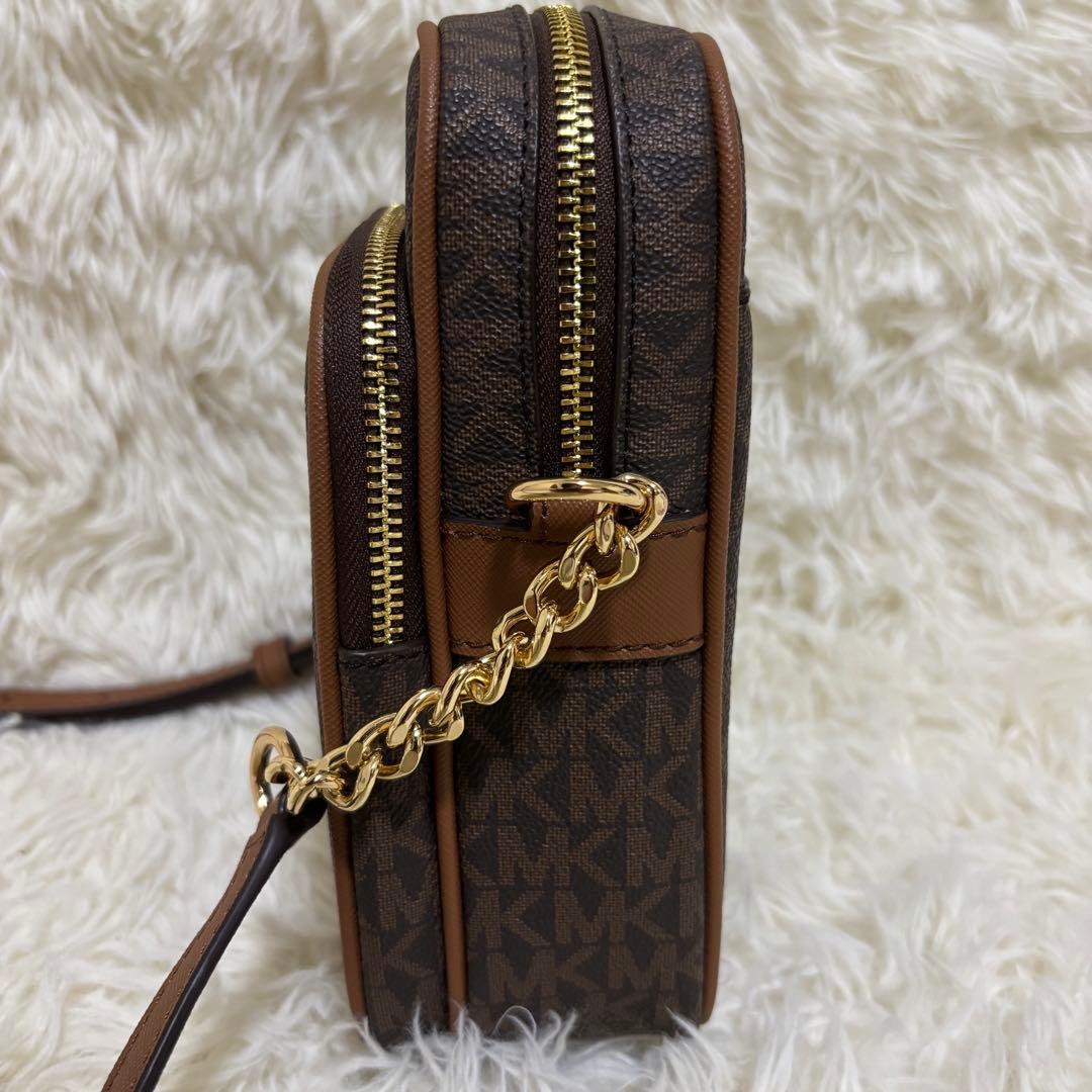 ✨未使用級　マイケルコース　ショルダーバッグ カメラバッグ 肩掛け　ブラウン