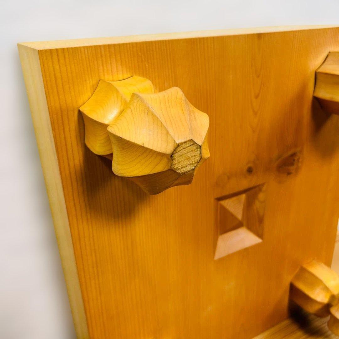 【本榧】脚付碁盤 4.6寸 板目 木表 囲碁 ヘソ有り 19路盤 13kg