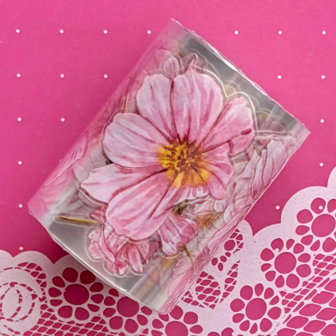 PET 绯桑珞 ダイカット加工 5cm×5m 海外マスキングテープ 花 - メルカリ