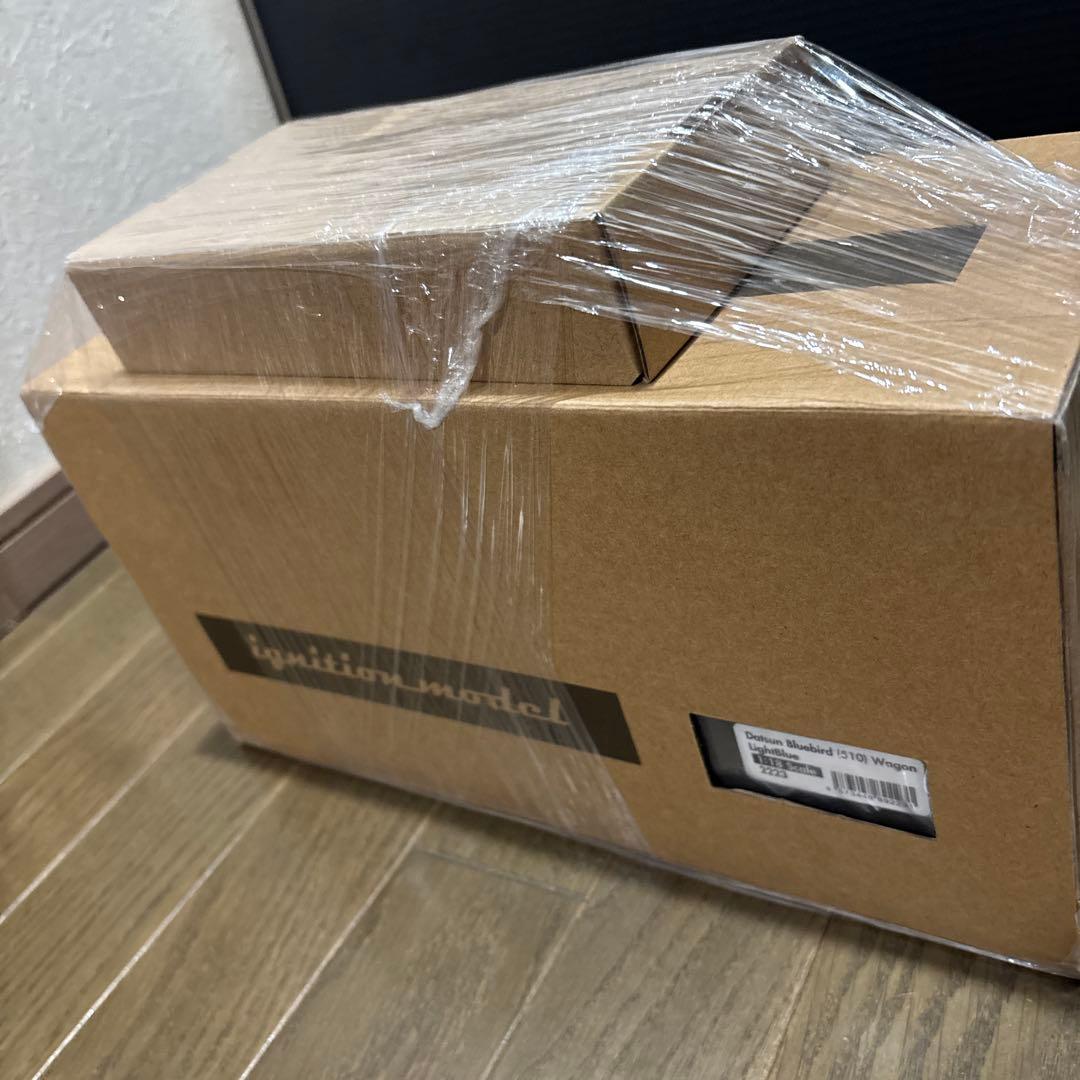 1/18 イグニッション　ダットサン　ブルーバード510 ワゴン　ライトブルー