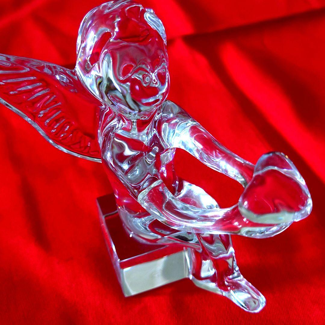 バカラ アンジェロ クリスタル 天使 置き物 バカラ 天使 エンジェル