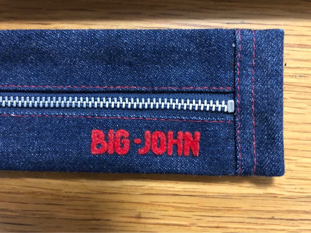 BIG JOHN デニム ペンケース ビックジョン レア品 昭和