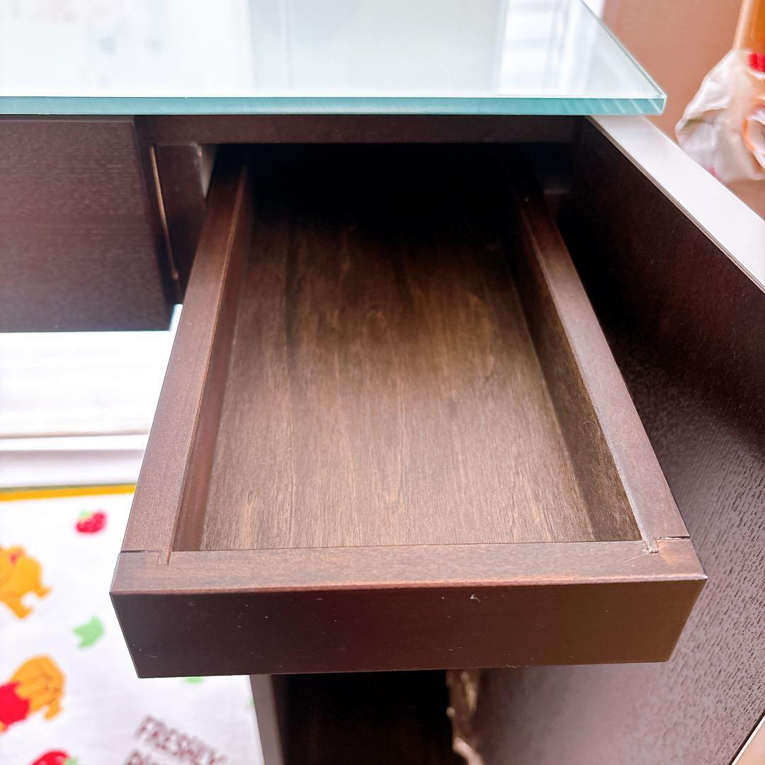 美品】松永家具 piatto ドレッサー 75cm幅 高級感◎ 鏡台 北欧風