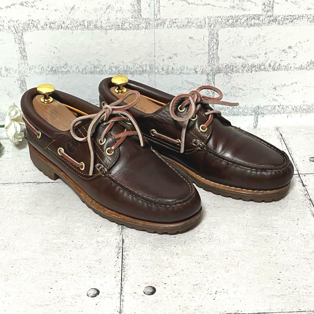 【 ティンバーランド】3eye クラシックラグデッキシューズ♡ブラウン25.5