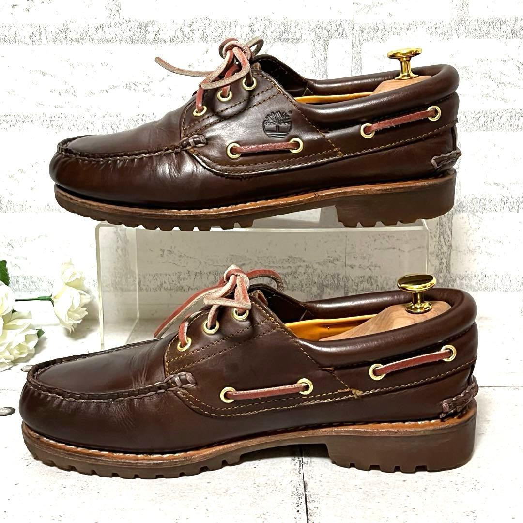 【 ティンバーランド】3eye クラシックラグデッキシューズ♡ブラウン25.5