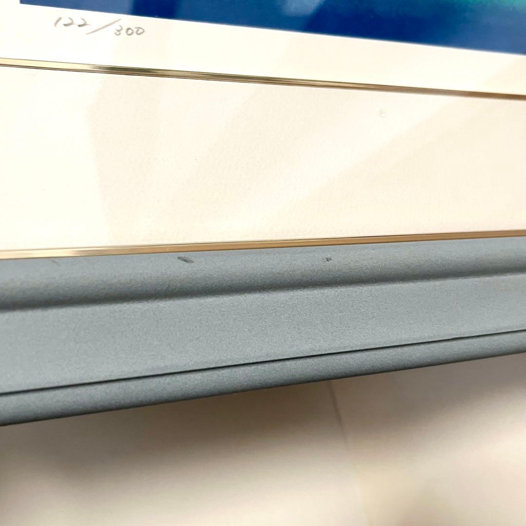 松浦敬文 「夜の城 」リトグラフ 版画 絵画 美術品 インテリア