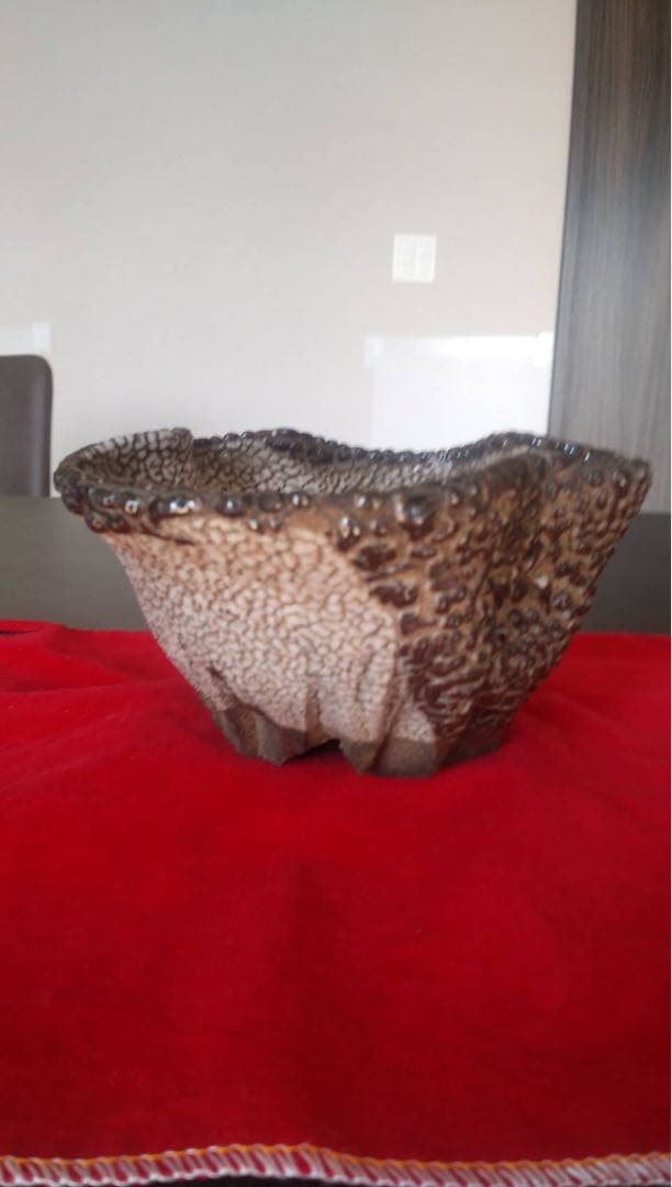 古唐津　薩摩焼　古陶磁　茶碗　沓茶碗　古美術　織部焼