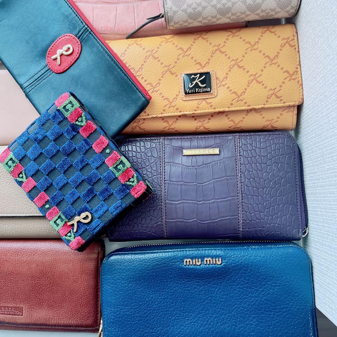 財布まとめ　MIU MIU CELINE COACHなど　ウォレット　長財布
