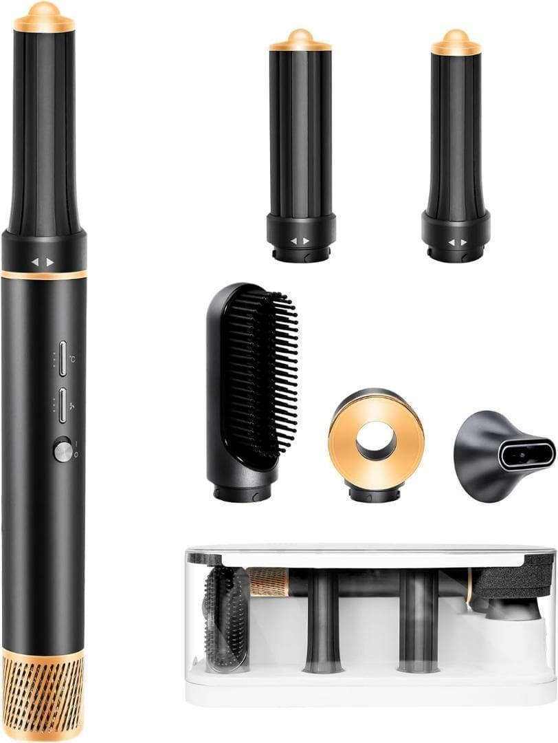 ノズル5点付き✨】5in1多機能高速ドライヤー 速乾 大風量 マイナス