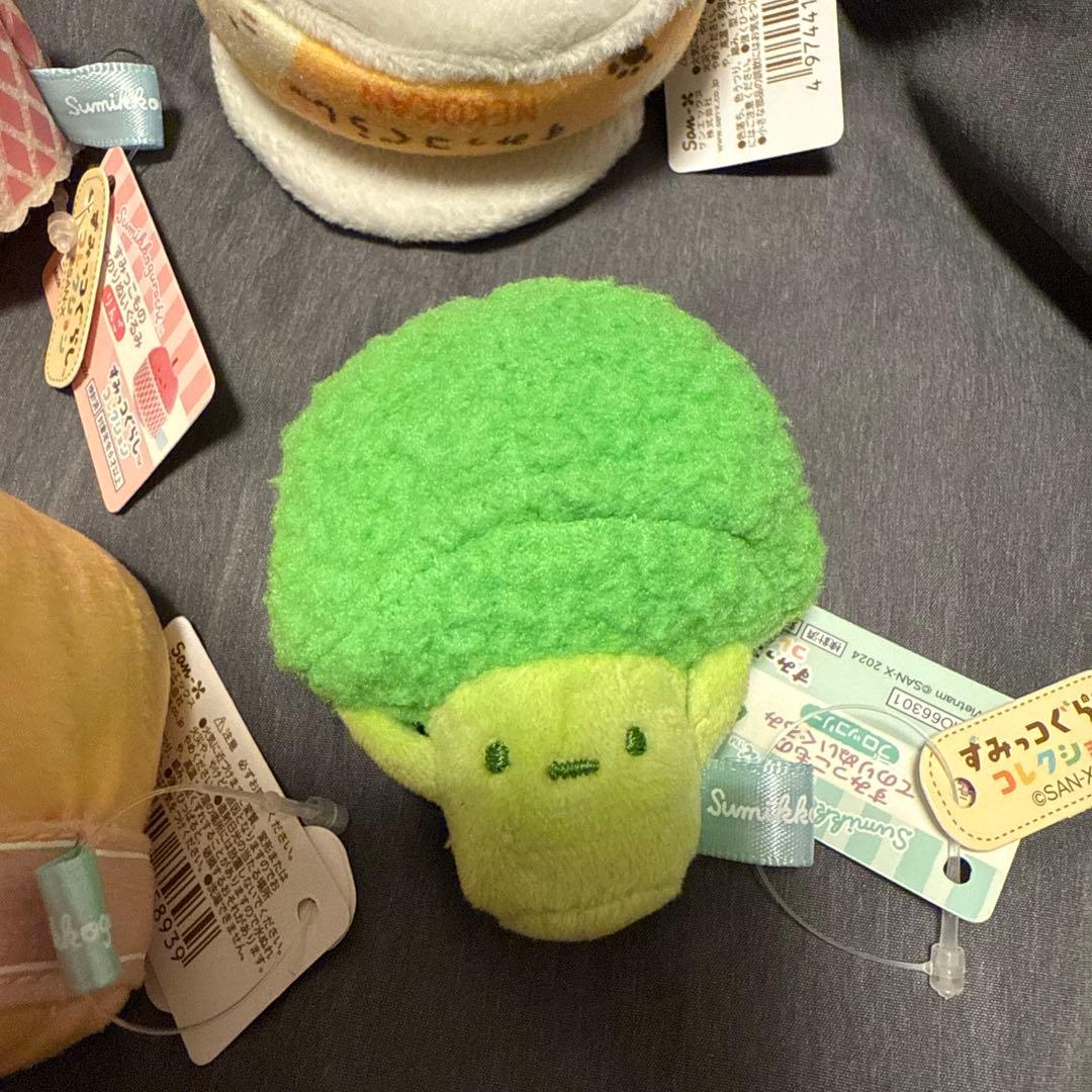 すみっコぐらし すみっこもの てのりぬいぐるみ りんごなど 5点セット