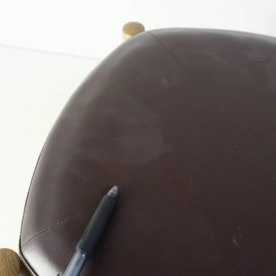 旭川家具 匠工芸 ファウン スツール オーク無垢 ダークブラウン 松岡智之