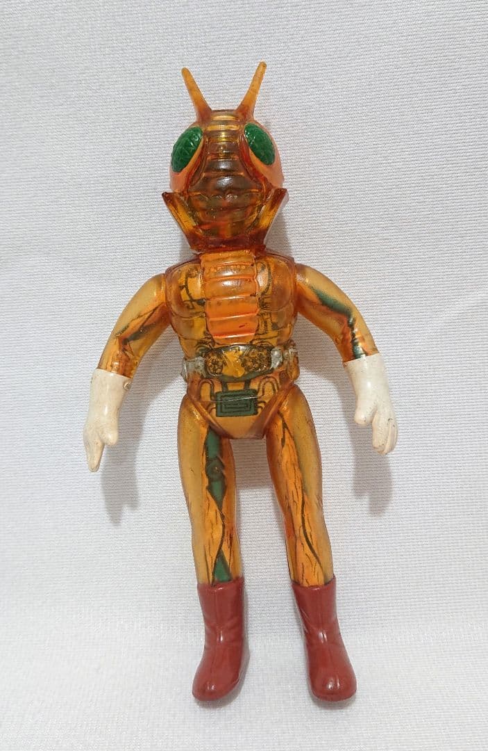 仮面ライダー V3 ポピー 改造人間 ソフビ 当時物 フィギュア