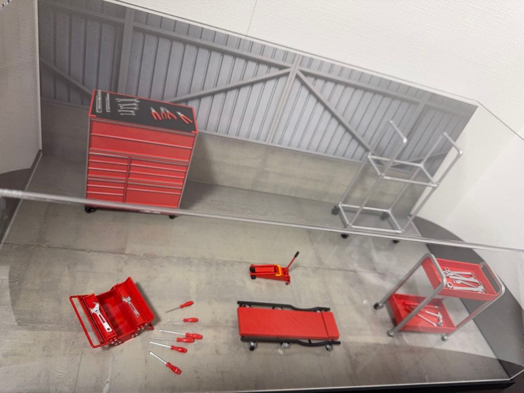 トレノ AE86 専用ディスプレイケース + ガレージディスプレイキット セット